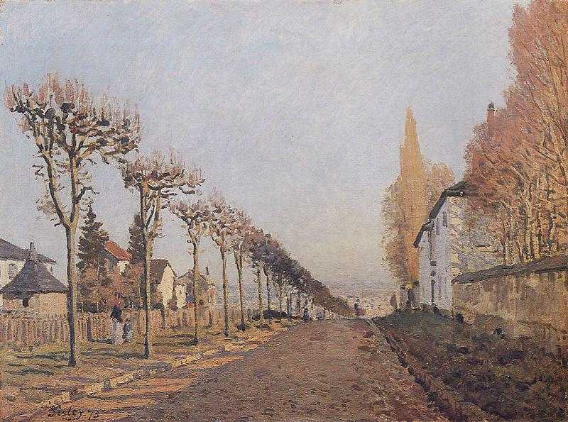 Alfred Sisley Chemin de la Machine Louveciennes,